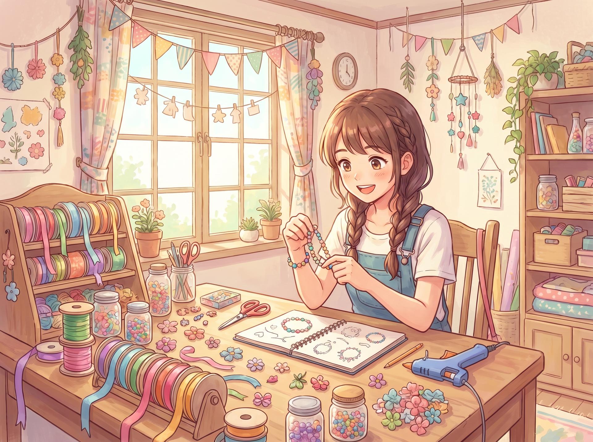 萝莉岛手工DIY动漫